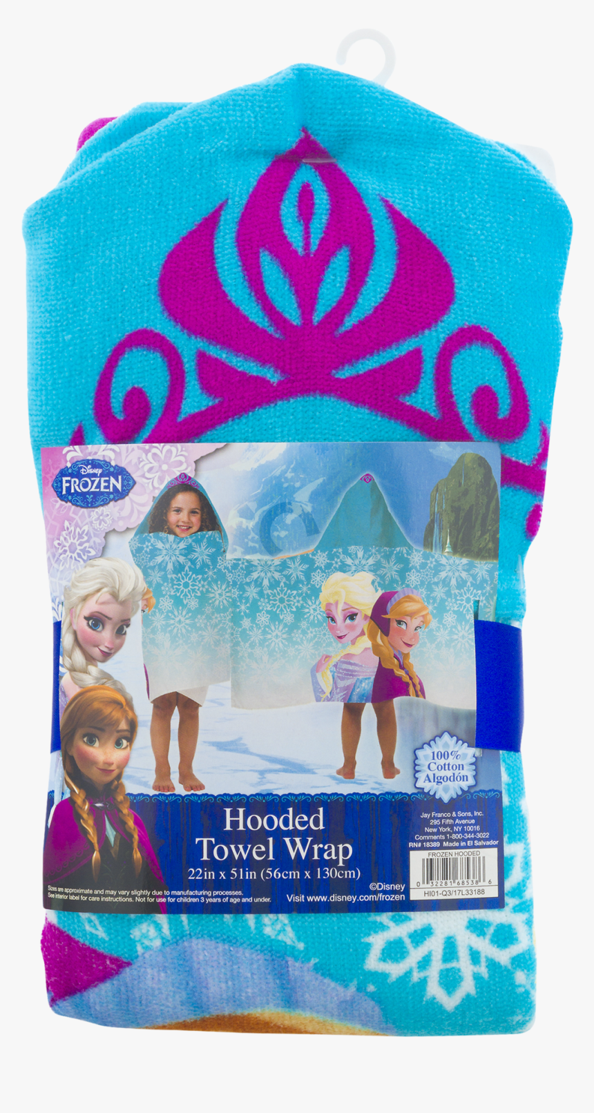 Disney Frozen Hooded Towel Wrap / Cape - Frozen Hooded Towel, HD Png Download, Free Download