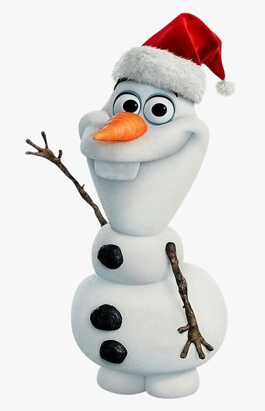 Download Frozen Olaf Png Pic For Designing Projects - Olaf In Christmas Hat, Transparent Png, Free Download
