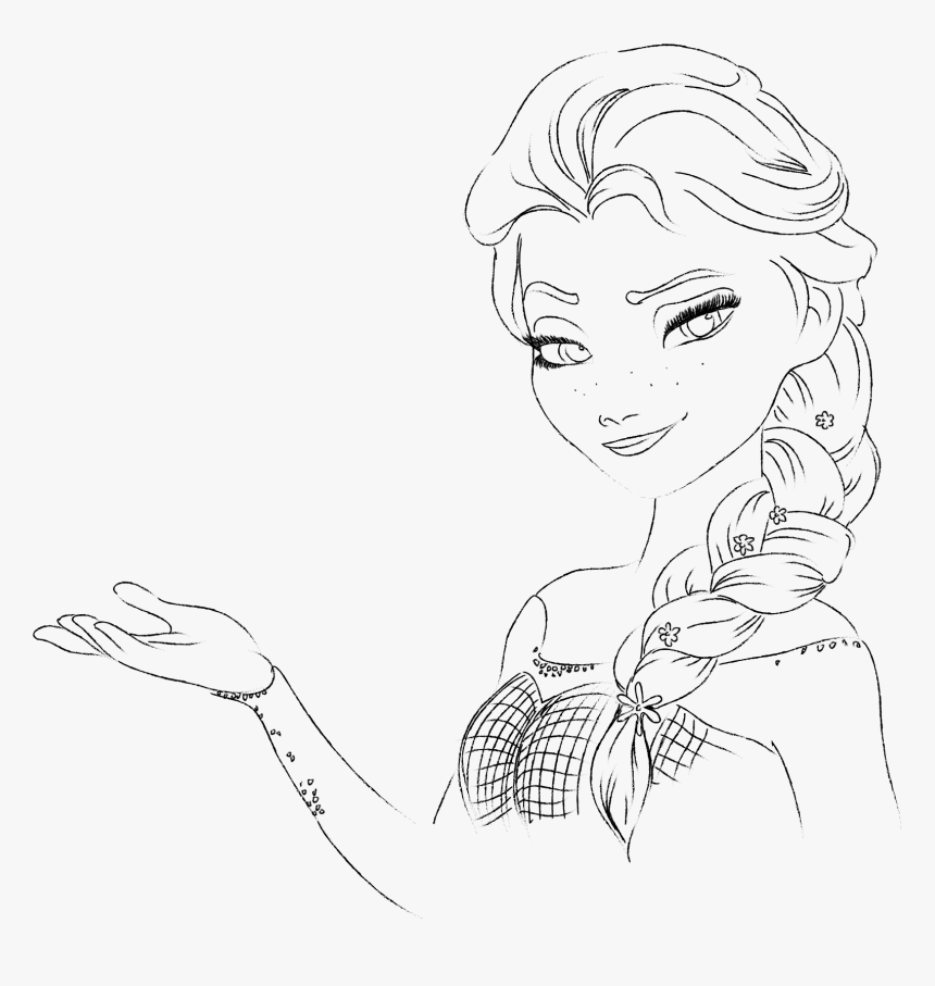 Disney Princess Black And White, HD Png Download, Free Download