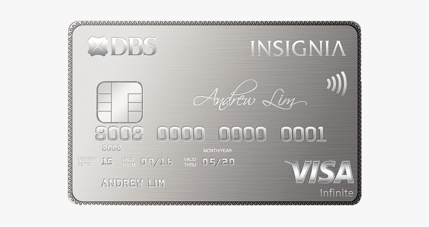 Dbs Insignia Visa Infinite Card, HD Png Download, Free Download