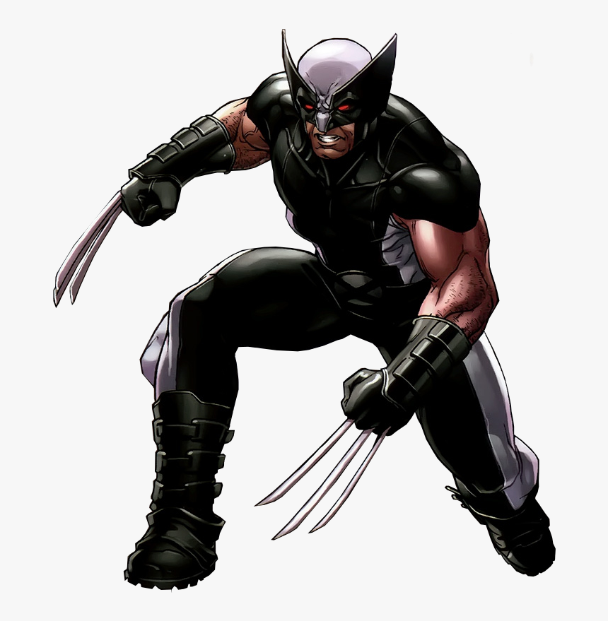 Wolverine X Force Render By Shadowsf07-d4lxd1b - Wolverine Black And White Suit, HD Png Download, Free Download