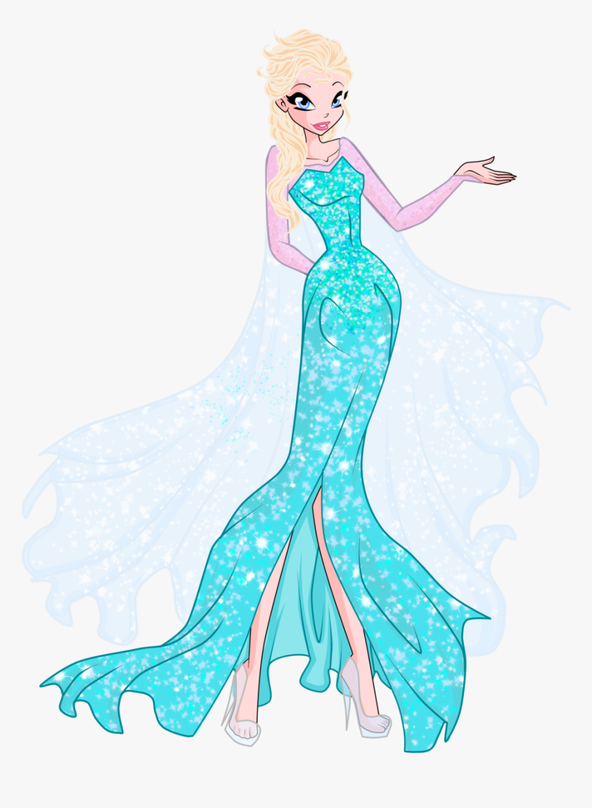 Elsa Rapunzel Anna Olaf Drawing - Illustration, HD Png Download, Free Download