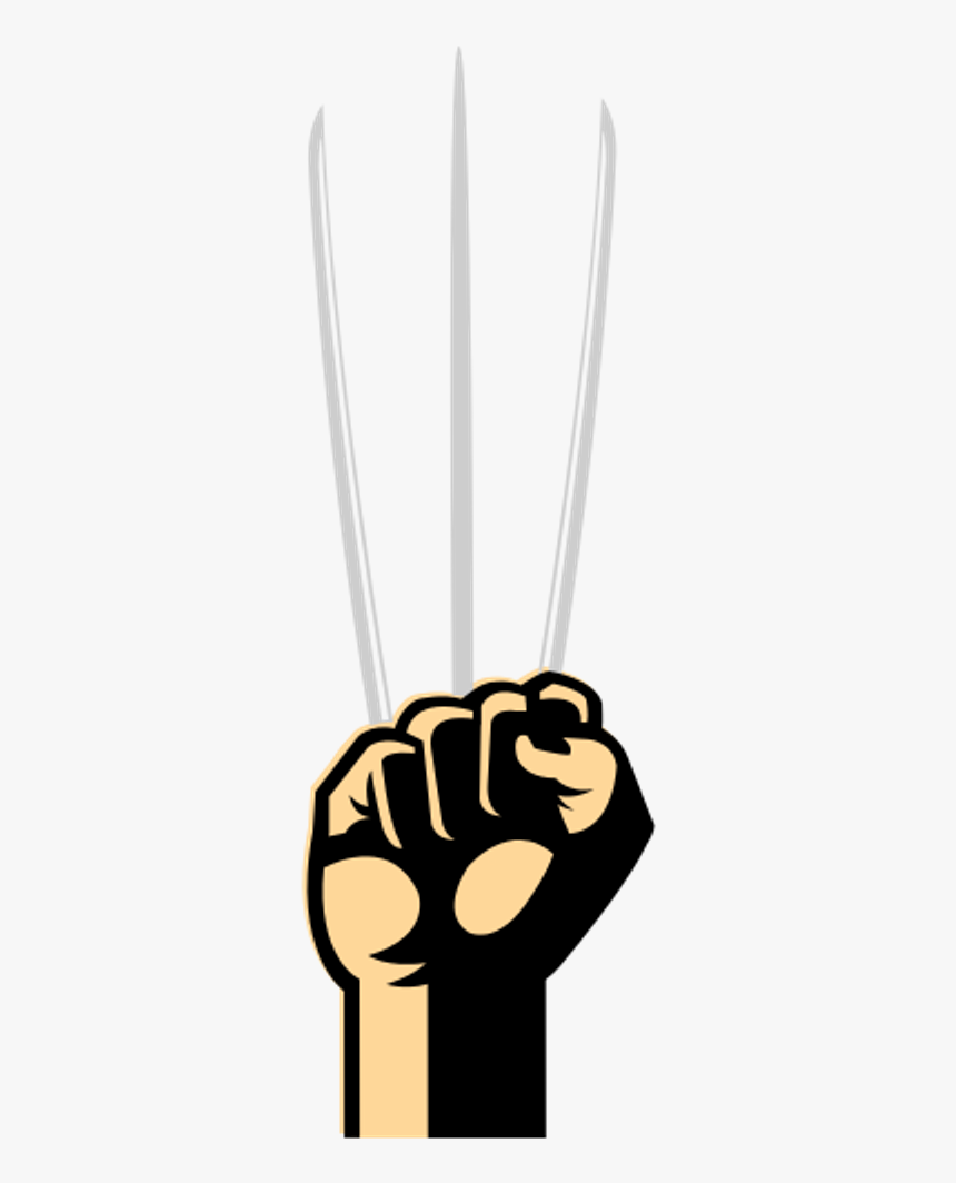 Wolverine Claw Png - Garras De Wolverine Dibujos, Transparent Png, Free Download