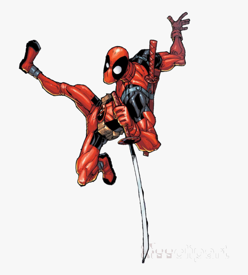 Deadpool Comic Render Clipart Spider-man Wolverine - Dont Be Like Deadpool, HD Png Download, Free Download