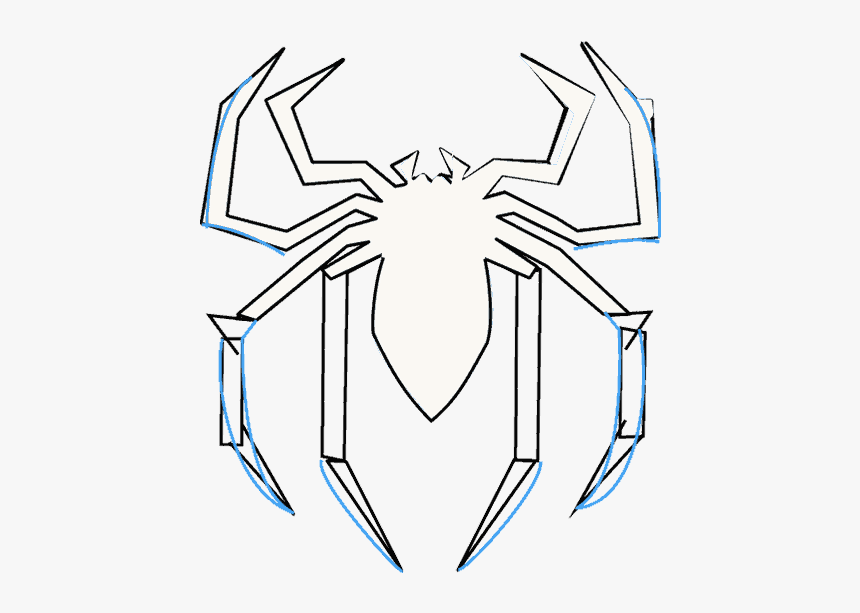 How To Draw Spiderman Logo - Bug, HD Png Download, Free Download