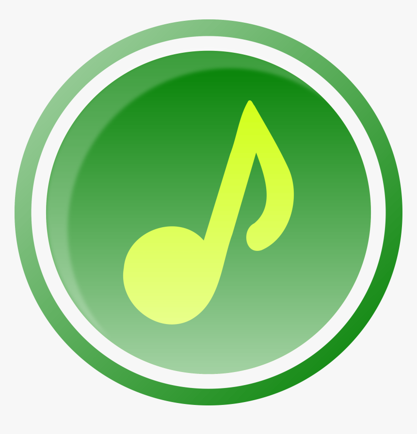 Music Icon Svg Clip Arts - Music Icon Green, HD Png Download, Free Download