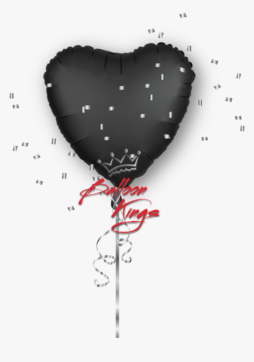 Satin Luxe Black Heart - Heart, HD Png Download, Free Download