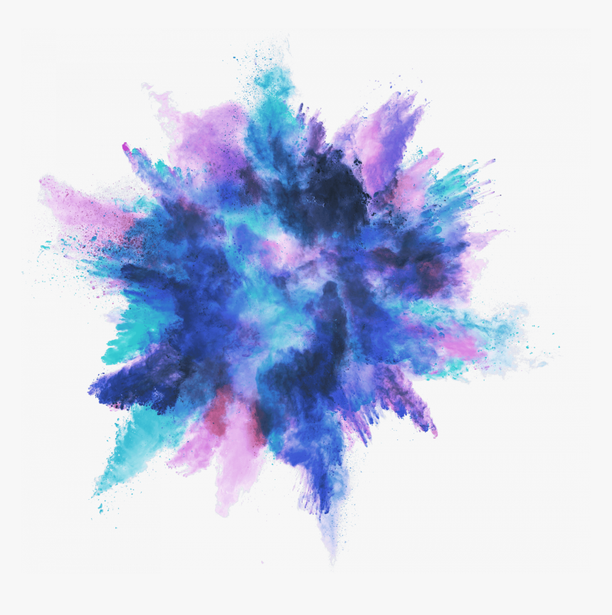 Color Powder Explosion Png, Transparent Png, Free Download