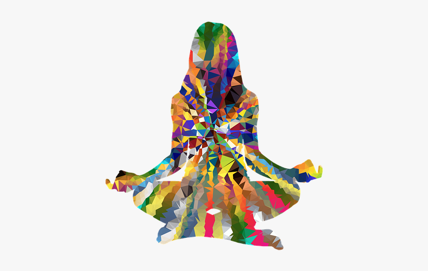 Yoga, Abstract, Colors, Meditation, Spiritual, Buddhism - Yoga De Colores Png, Transparent Png, Free Download