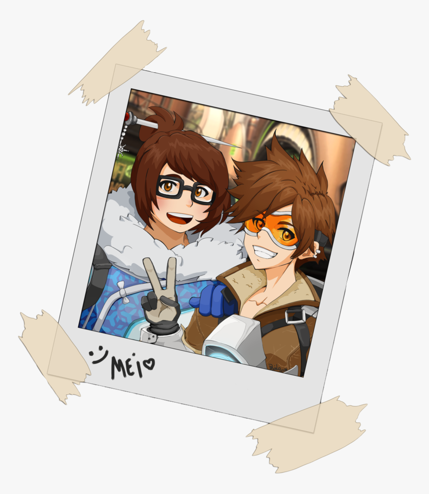 Transparent Mei Overwatch Png - Tracer And Mei, Png Download, Free Download