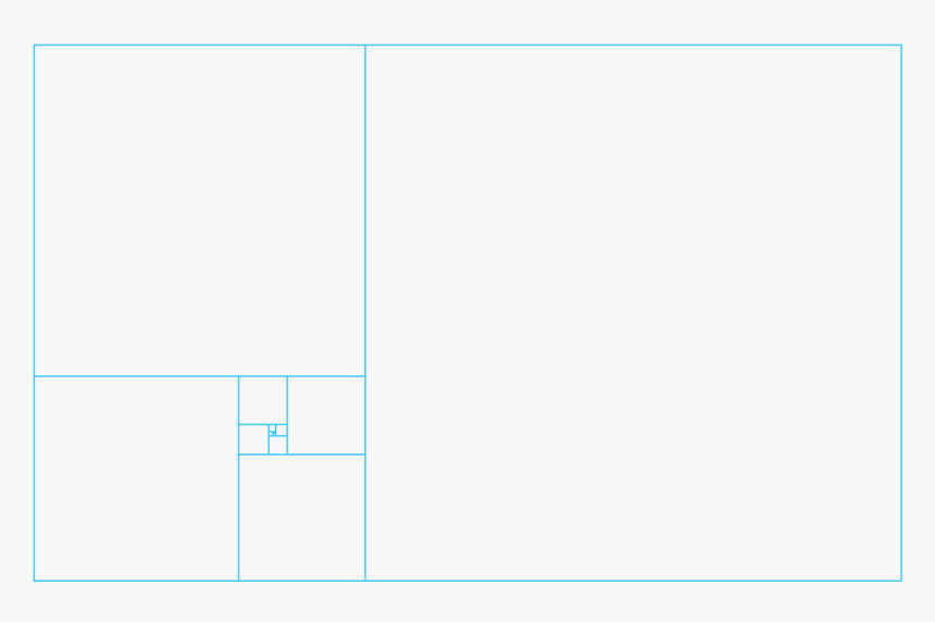 Golden Ratio, Series Of Fibonacci"s Squares - Colorfulness, HD Png Download, Free Download