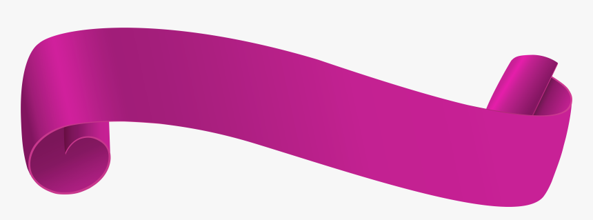 Pink Ribbon Banner Png - Ribbon Banner Png Pink, Transparent Png, Free Download