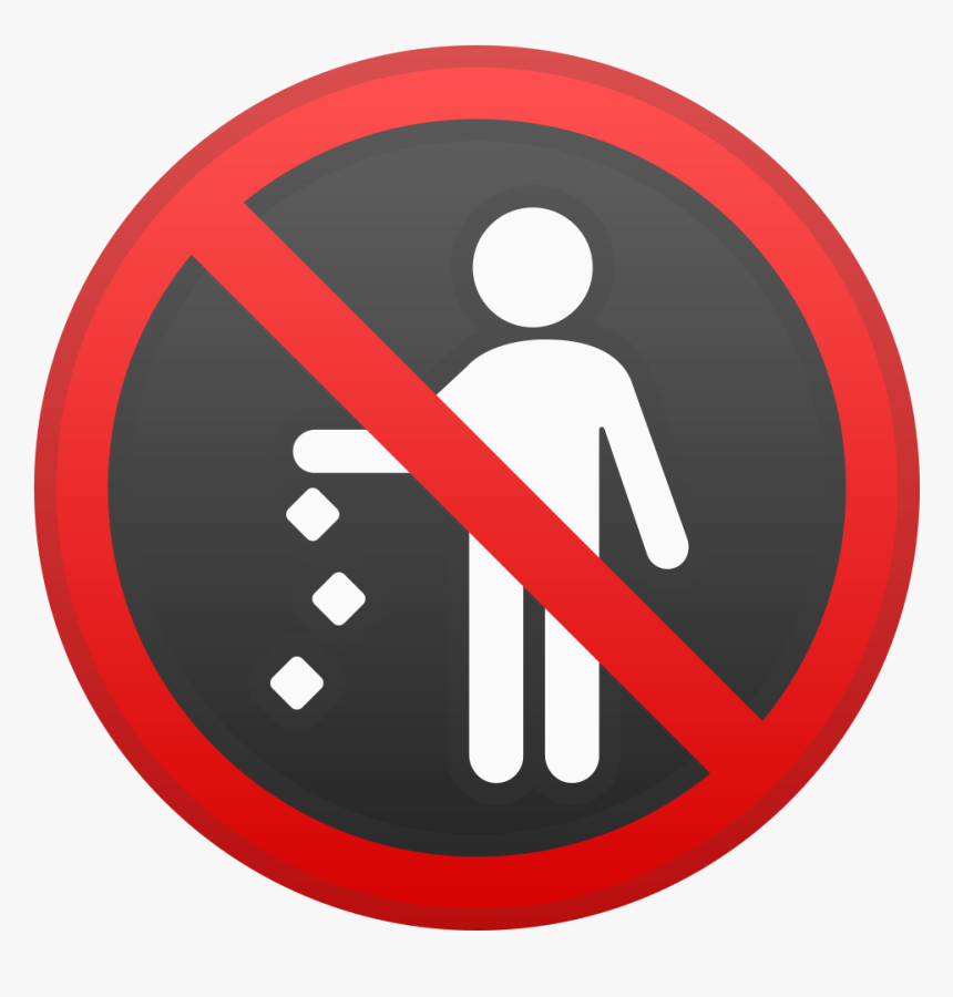 No Littering Icon - No Littering Icon Png, Transparent Png, Free Download