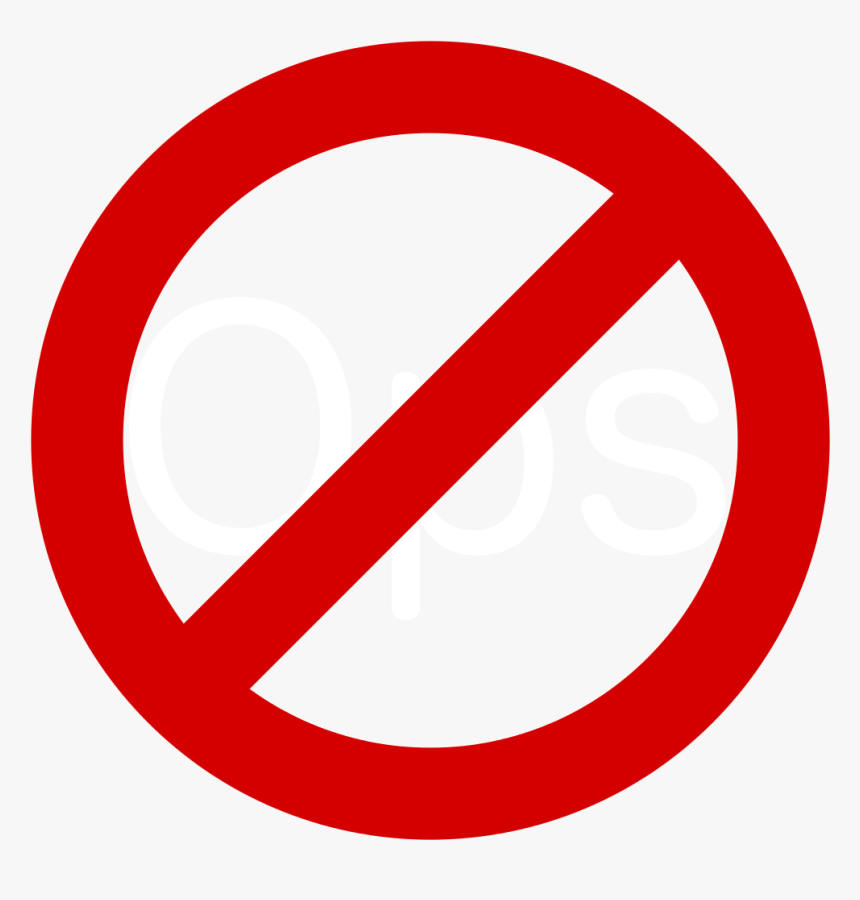 Stop Symbol Png - No Right Turn, Transparent Png, Free Download