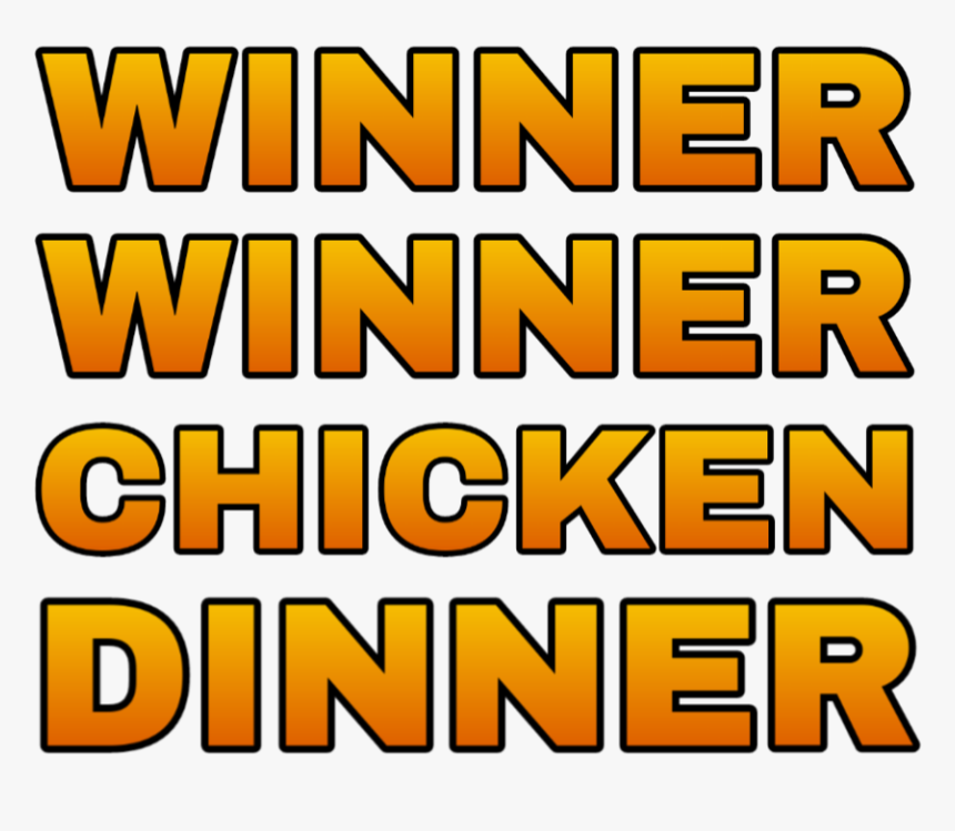 [ Best ] New Pubg Png - Winner Winner Chicken Dinner Images Hd, Transparent Png, Free Download