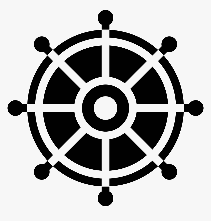 Buddhist Filled Icon - Buddhist Symbol Png, Transparent Png, Free Download