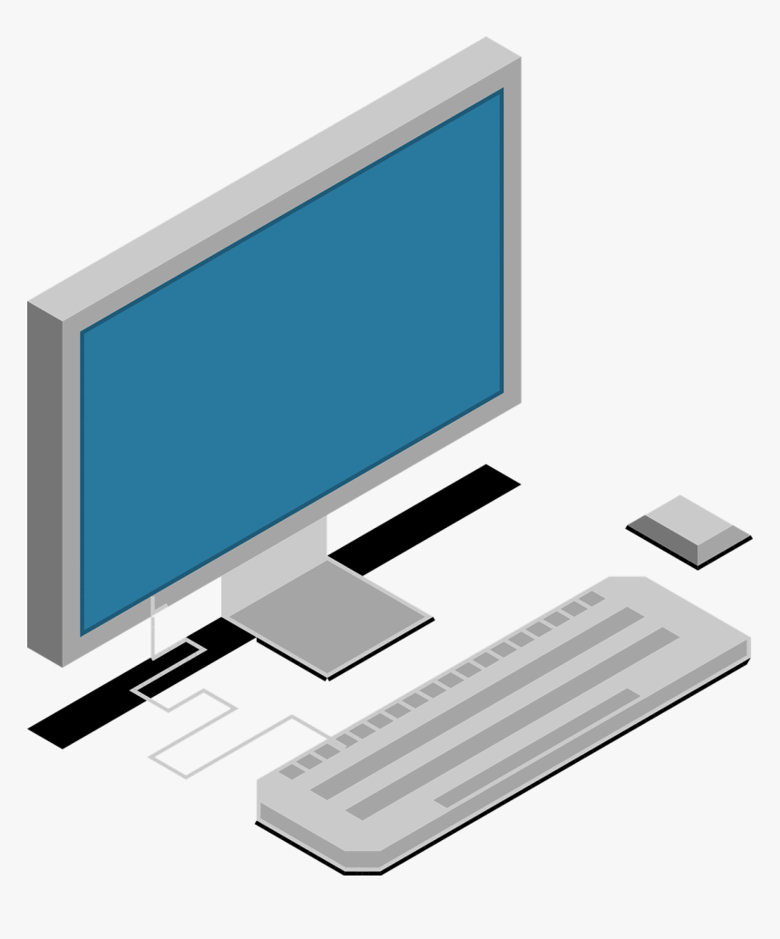 Desktop Computer Monitor Screen Free Picture - Desktop Computer Vector Png, Transparent Png, Free Download