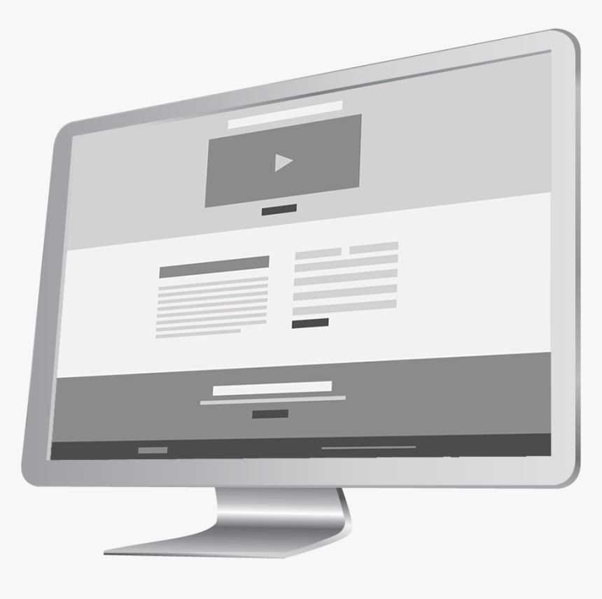 Mac Screen Convert Push Landing Page - Monitor Png Hd, Transparent Png, Free Download