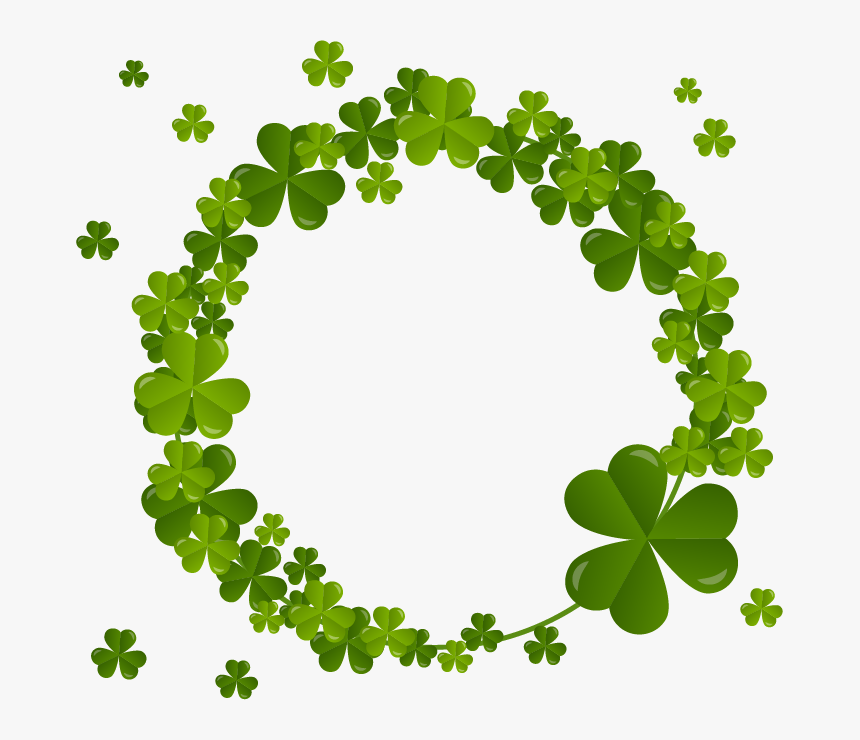 Leaf Wreath Png - Clover Png, Transparent Png, Free Download