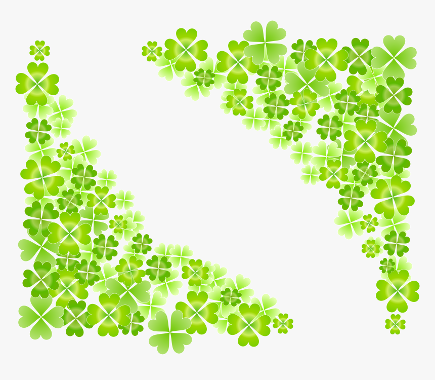 Clip Art 4 Leaf Clover Background - Four Leaf Clovers Background, HD Png Download, Free Download