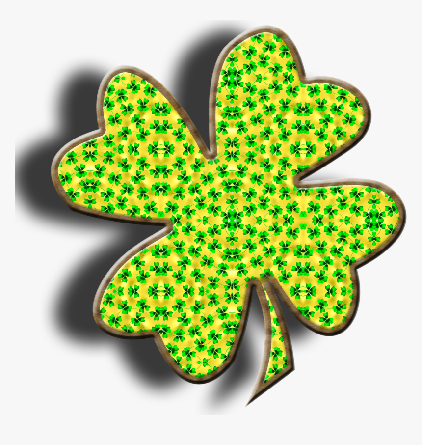 Lucky Clover Four Leaf Clover Isolated Free Picture - Shamrock, HD Png Download, Free Download