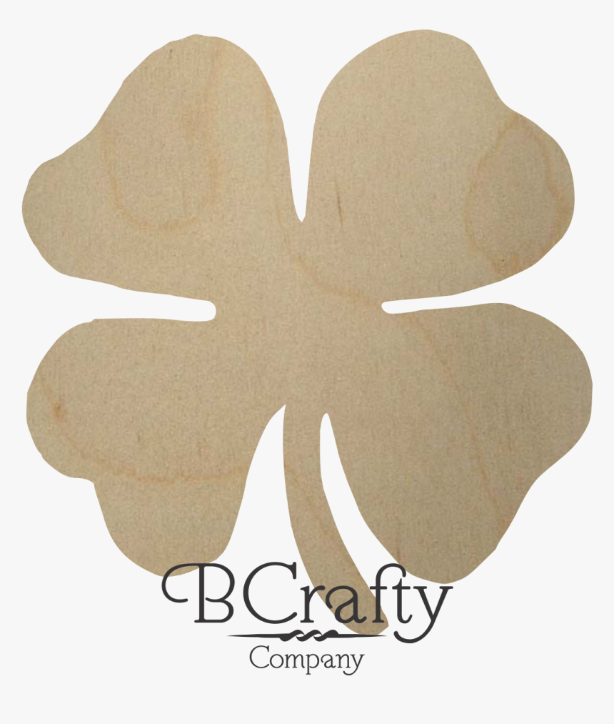 Wooden Four Leaf Clover Cutout - Shamrock, HD Png Download, Free Download