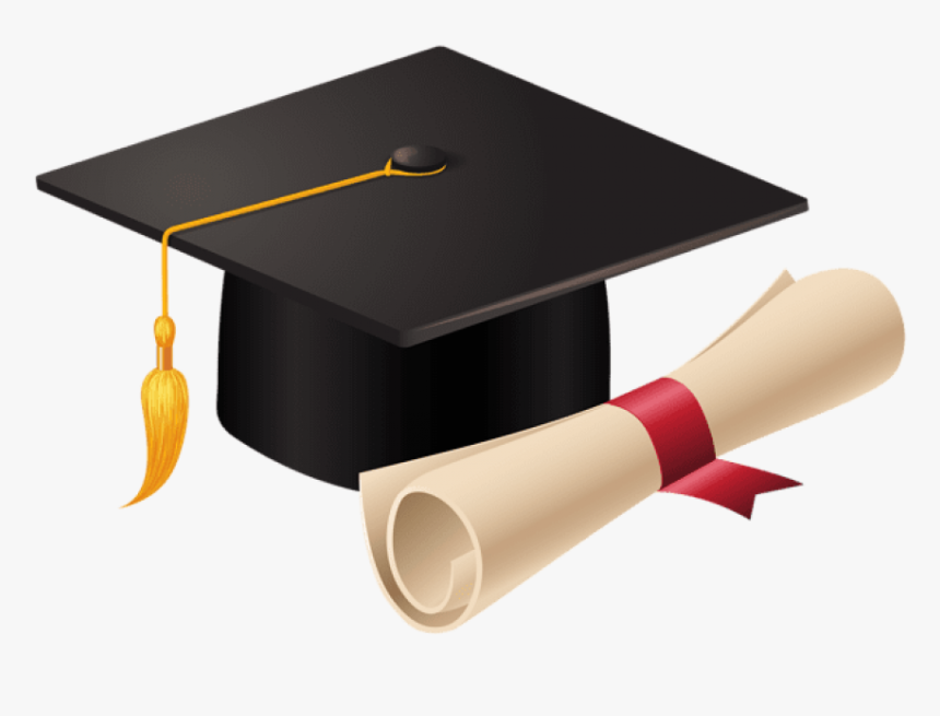 Graduation Cap Clipart Png - Graduation Cap And Diploma Png, Transparent Png, Free Download