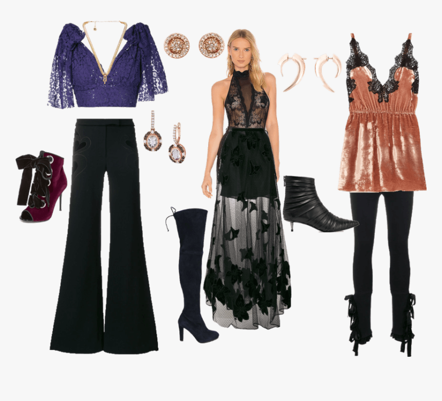 Textural Bliss With Velvet Lace Leather - Costume, HD Png Download, Free Download