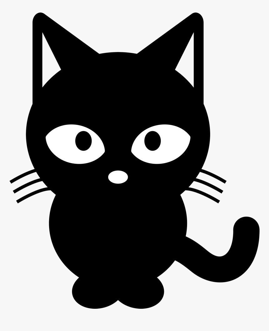 Abstract Black Cat Png Image Download - Cat Black Clipart, Transparent Png, Free Download