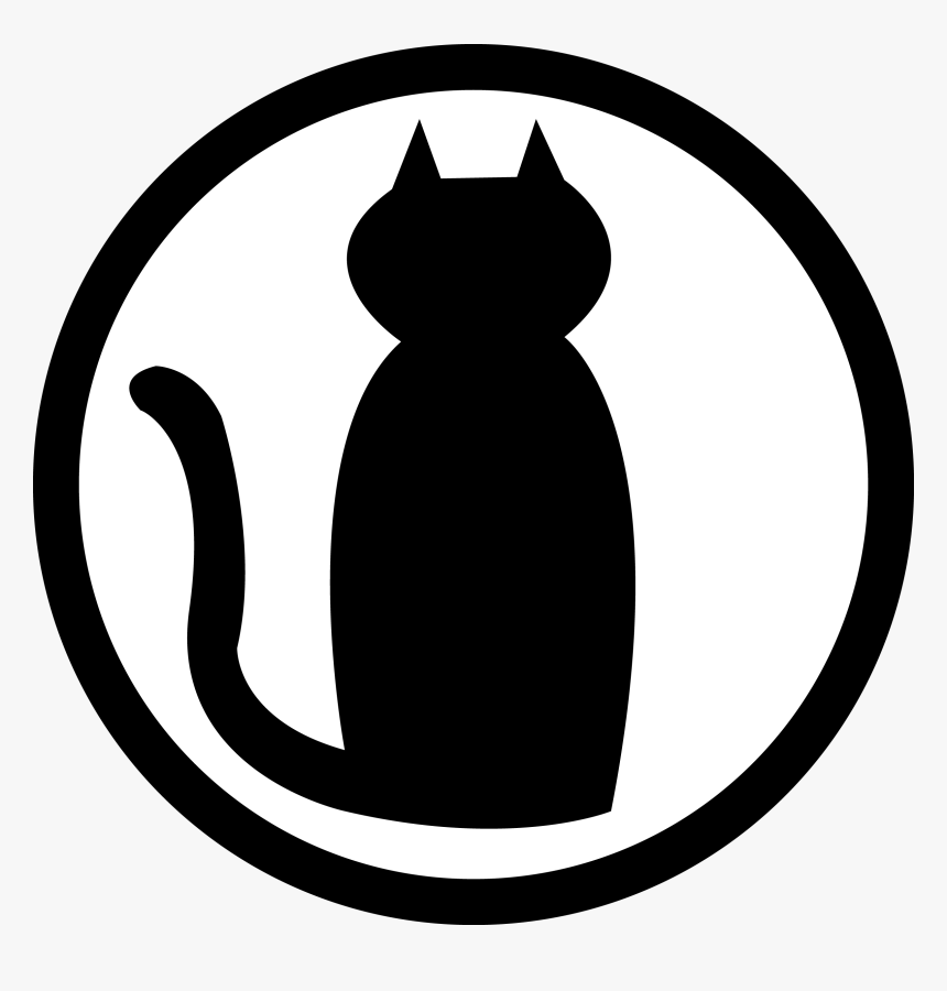 Transparent Cat Logo Png - Black Cat Logo Png, Png Download, Free Download