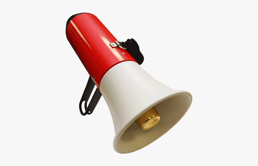 Megaphone Accessories Side View - Megaphone In Aircraft, HD Png Download, Free Download