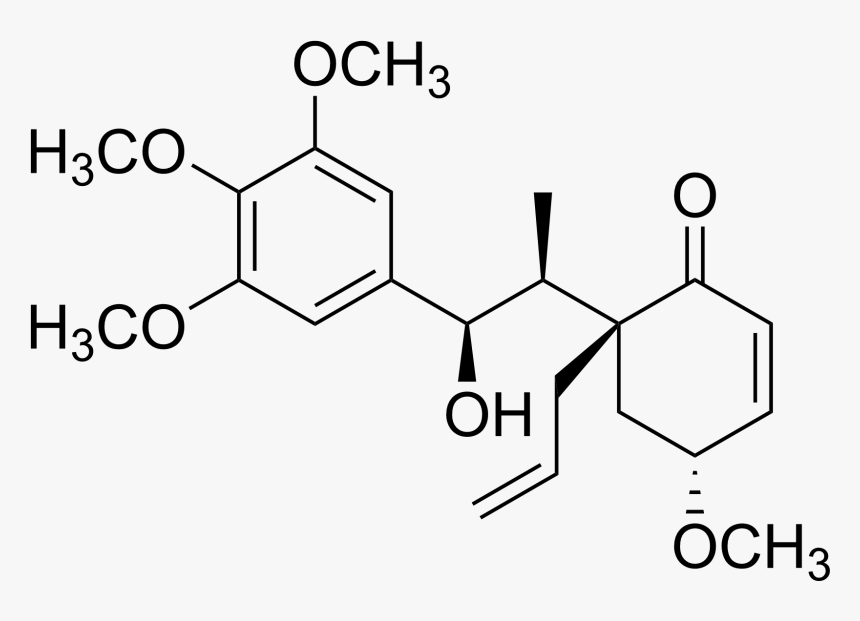 Megaphone Chemical Structure - 2 4 Dimethoxybenzaldehyde, HD Png Download, Free Download