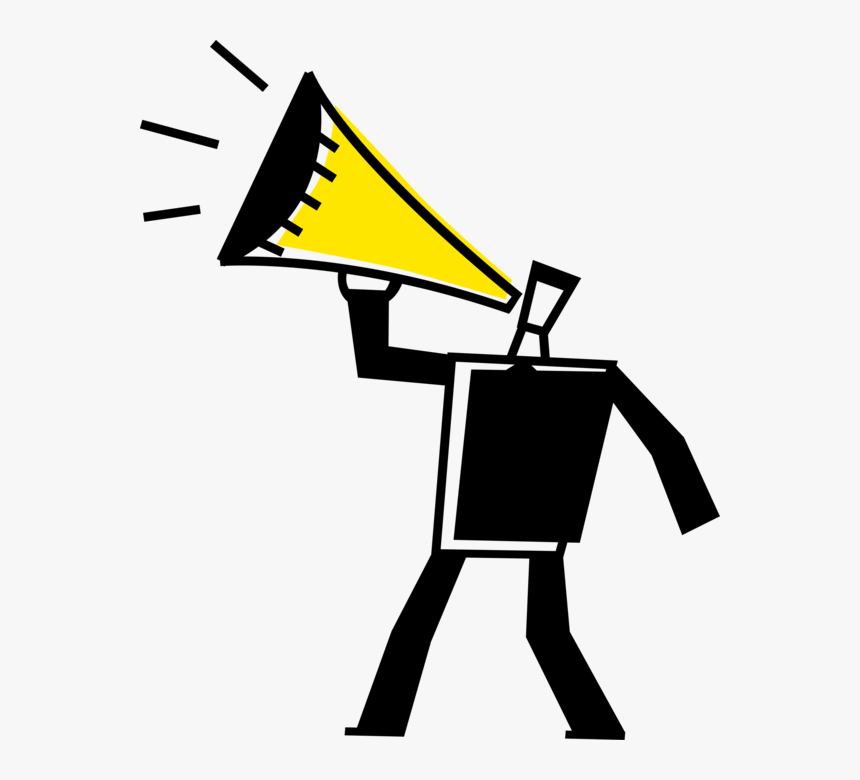 Vector Megaphone Announcement - Announcement Vector Png, Transparent Png, Free Download