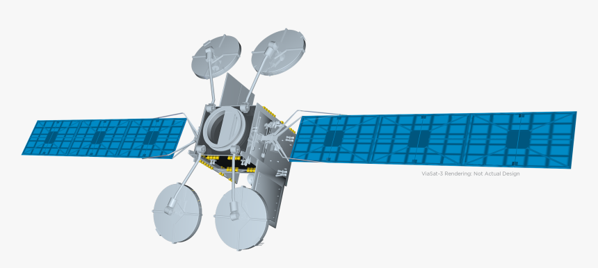 Viasat-3 Satellite Rendering - Viasat, Inc., HD Png Download, Free Download