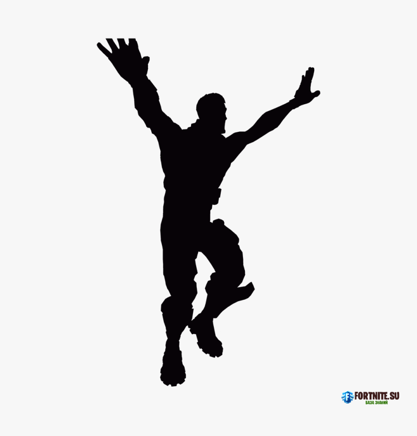 Fortnite Battle Royale Poster Vector Graphics - Fortnite Dance Silhouette, HD Png Download, Free Download