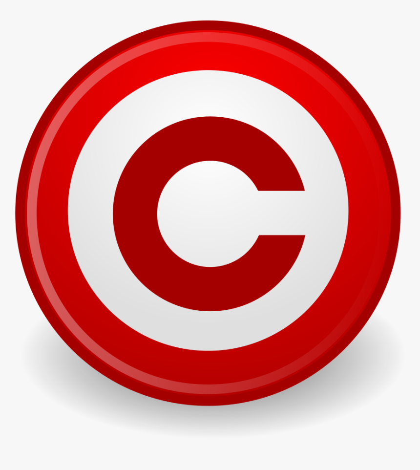 Red Copyright Symbol Png, Transparent Png, Free Download