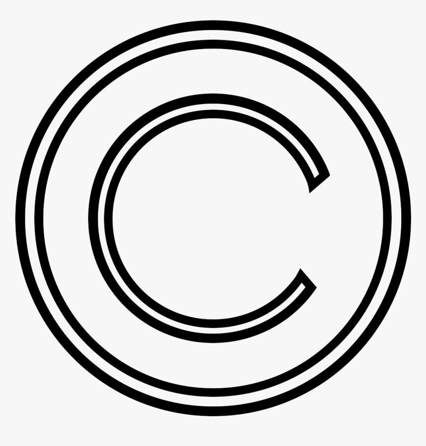 Copyright C Png - Copyright Symbol White Png, Transparent Png, Free Download