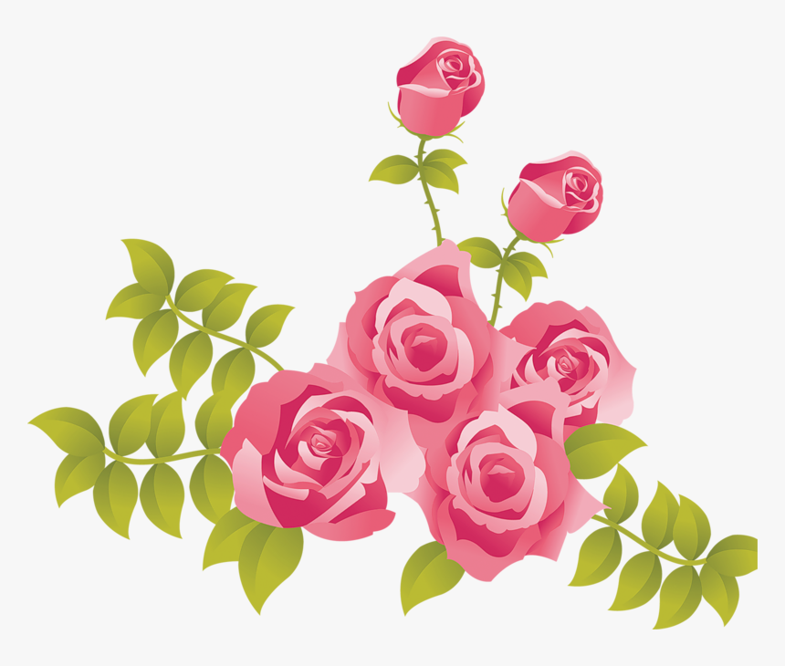 Related Clip Art - Pink Roses Clipart Png, Transparent Png, Free Download