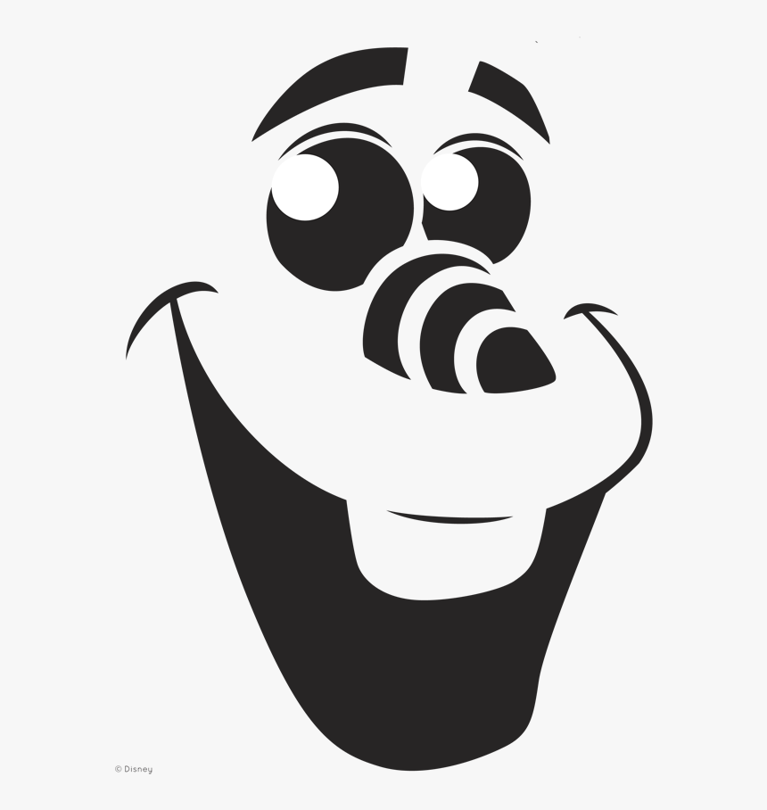 Printable Frozen Pumpkin Stencil