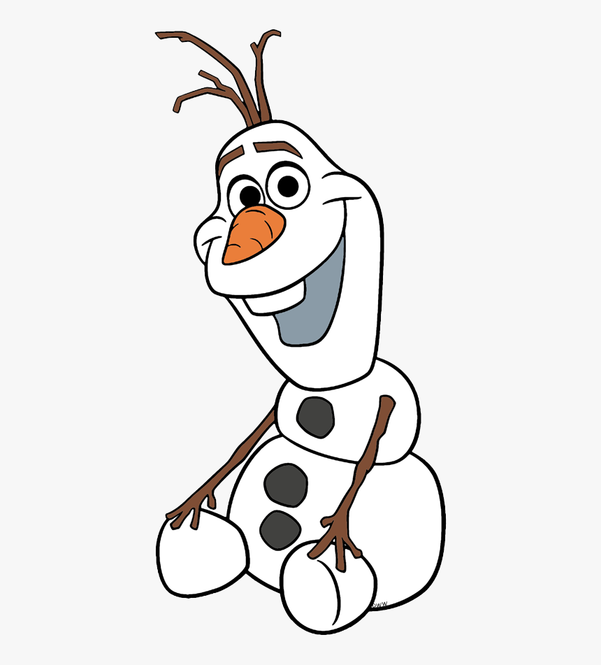 Olaf Clipart Black And White, HD Png Download, Free Download