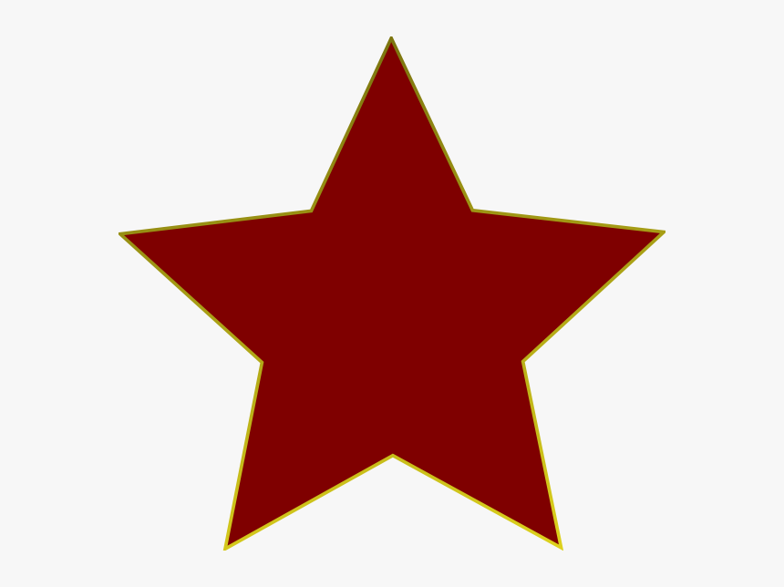 Dark Red Star Png, Transparent Png, Free Download