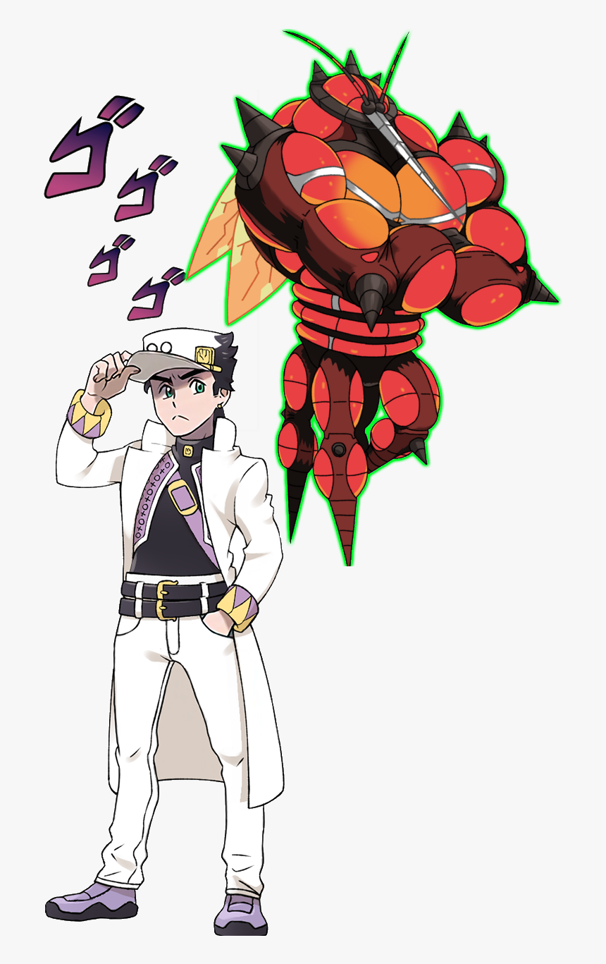 Pokémon Red And Blue Pokémon Sun And Moon Pokémon Heartgold - Pokemon Jojo Reference, HD Png Download, Free Download