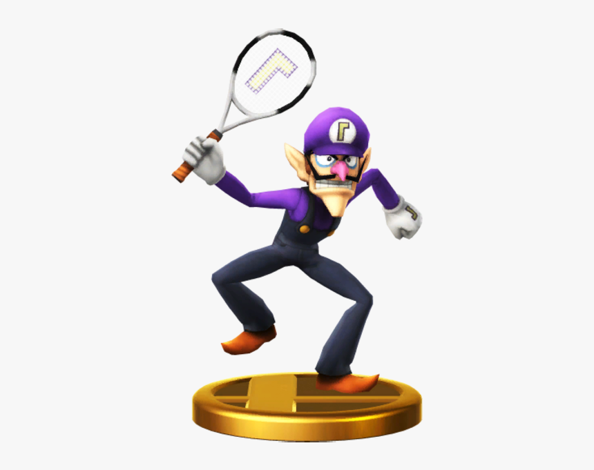 Super Smash Bros - Waluigi Amiibo Smash Bros, HD Png Download, Free Download