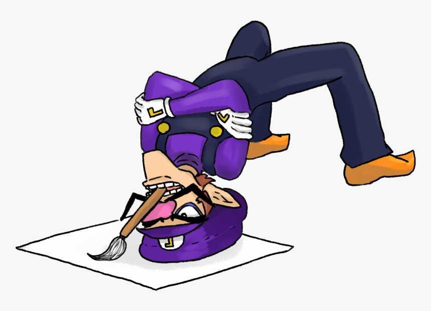 Waluigi - Cartoon, HD Png Download, Free Download