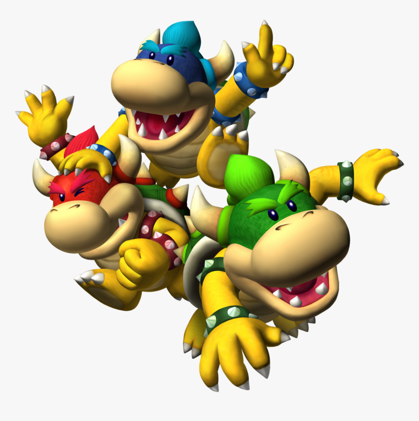 Bowser Jr - Http - //www - Mariowiki - Com/images/9/90/smg - Mario Party Mini Bowser, HD Png Download, Free Download