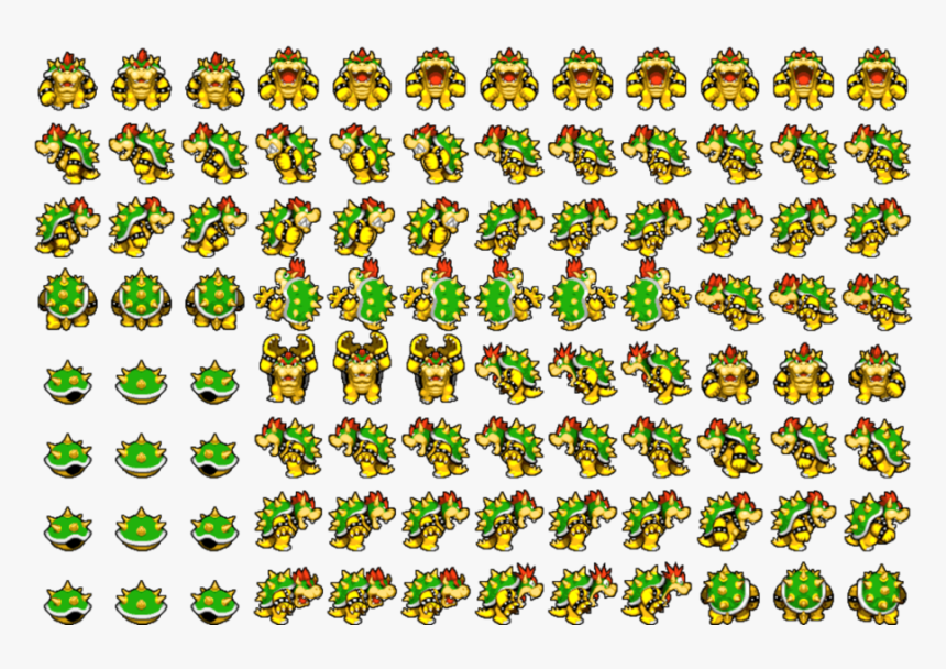 Rpg Maker Vx Ace Bowser Clipart Bowser Rpg Maker Mv - Rpg Maker Mv Bowser Sprite, HD Png Download, Free Download