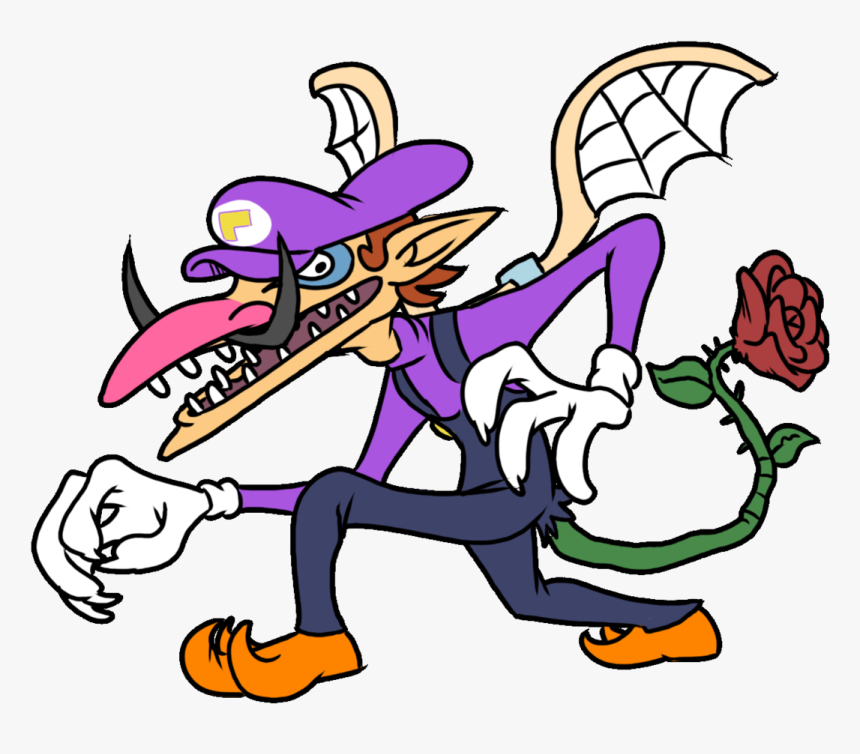 Look It Is Waluigi He Made It Into Smash After All - Cartoon, HD Png Download, Free Download