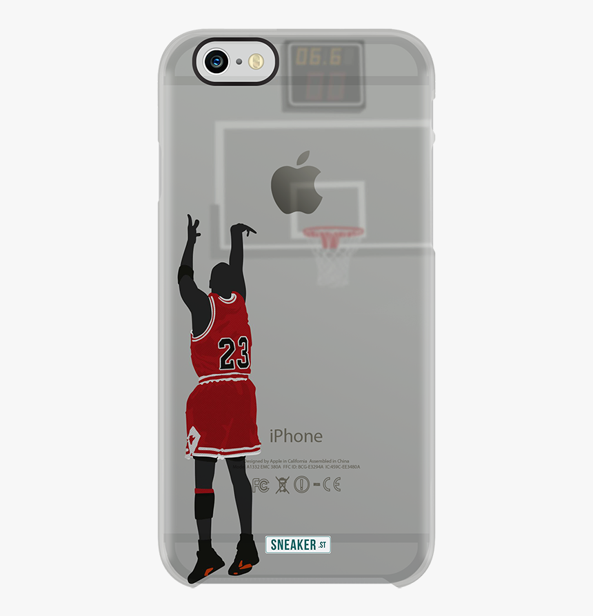 Michael Jordan"s The Last Shot On Iphone 6 And 6 Case - Jordan Iphone Case 6s Plus, HD Png Download, Free Download