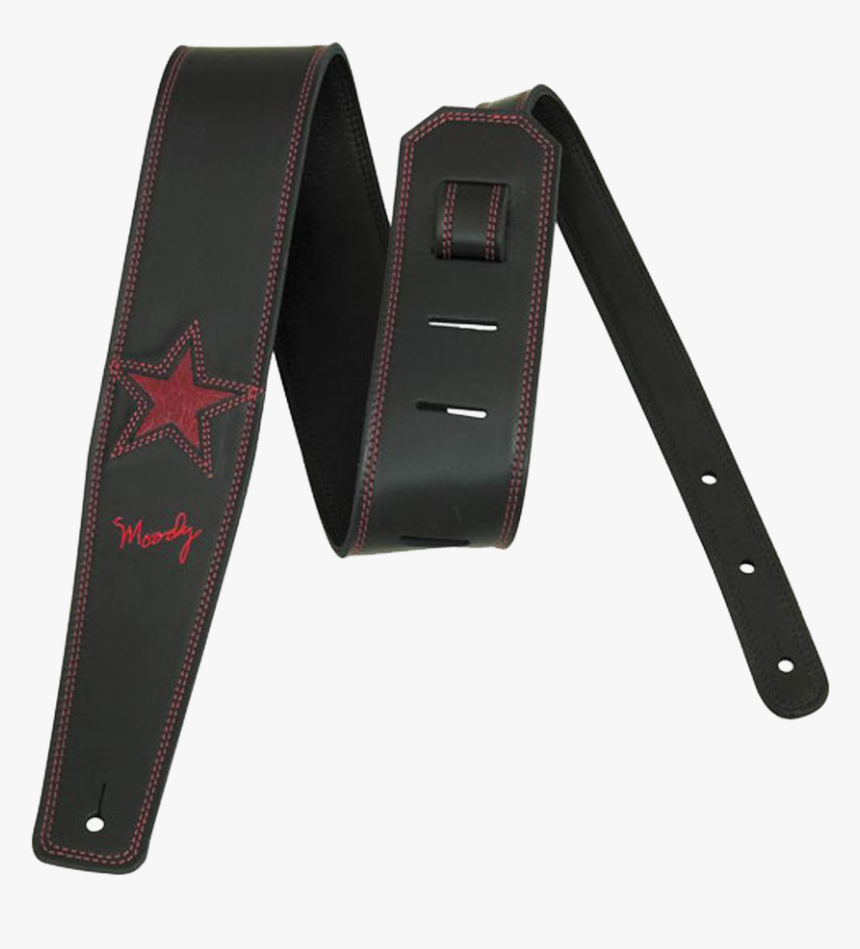 2 - - Moody Guitar Strap Black, HD Png Download, Free Download