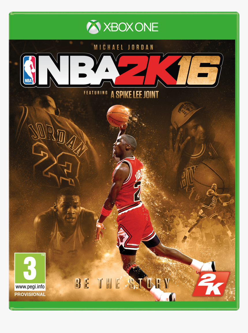 Nba 2k16 Xb1 Fob Jordan Eng - Michael Jordan 2k Cover, HD Png Download, Free Download